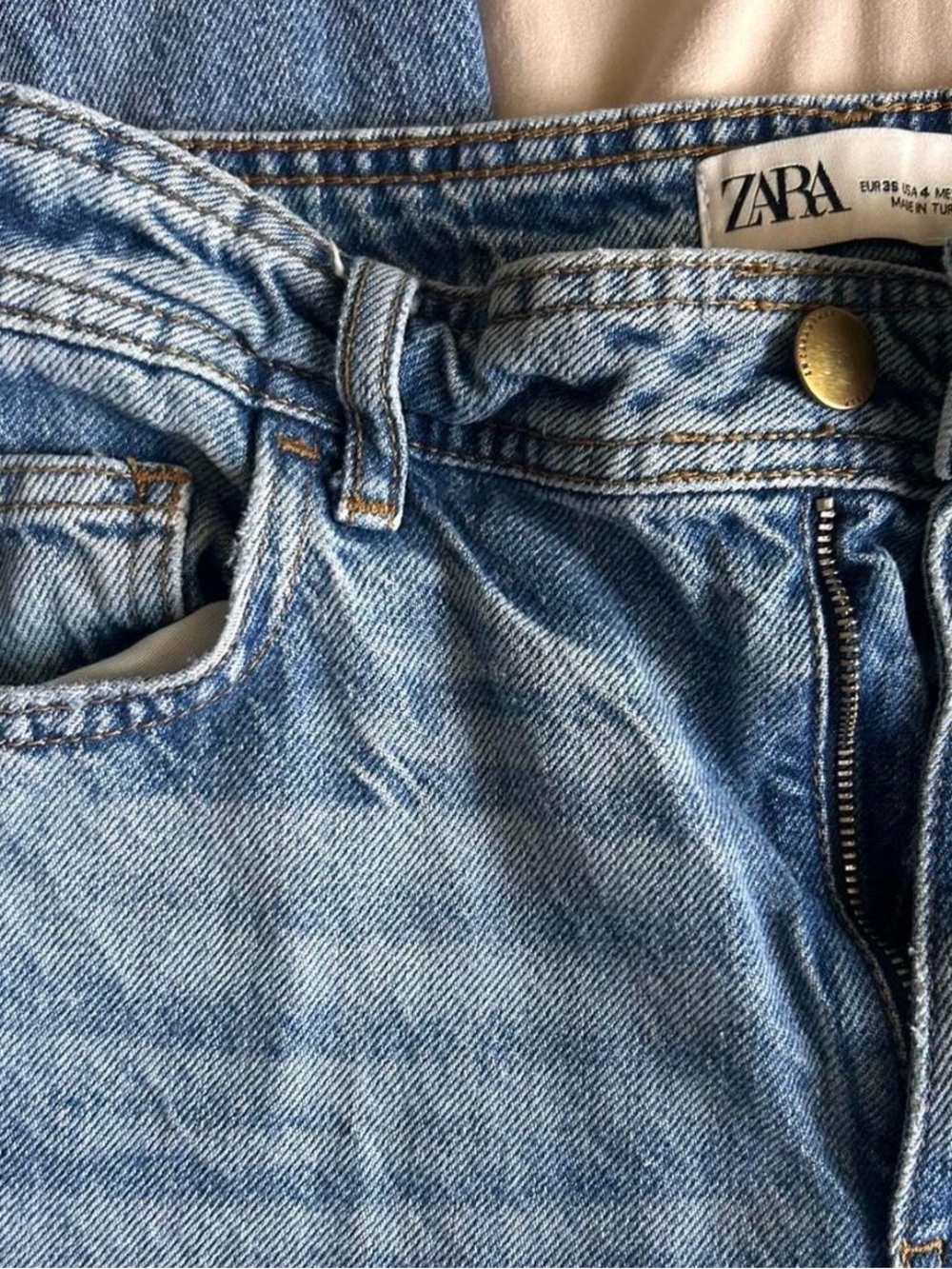 Zara light blue jeans